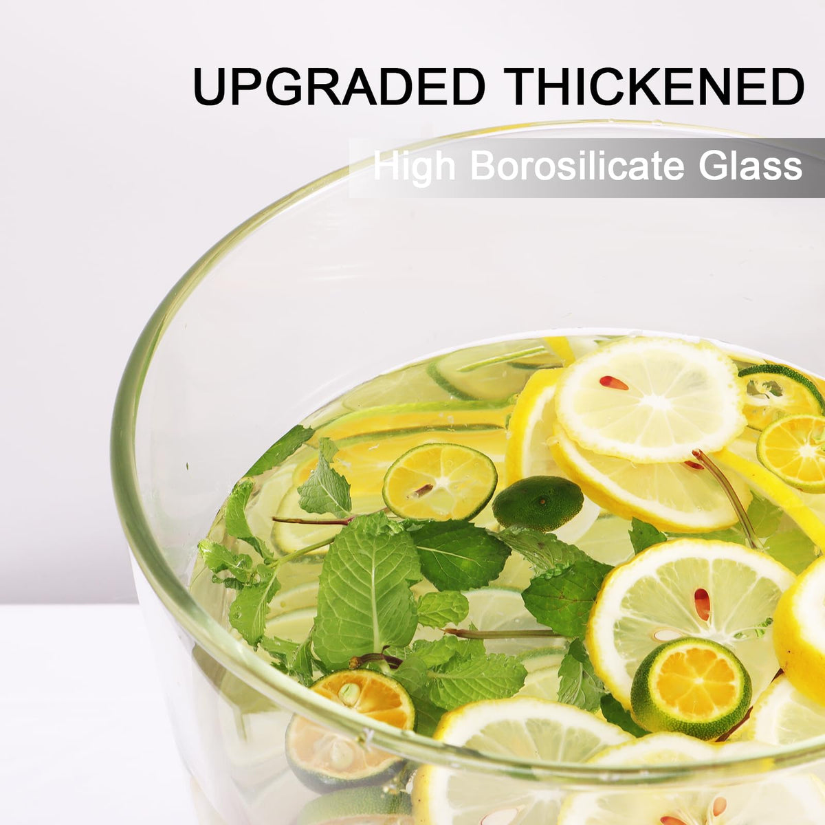 2.1 Gallon Glass Beverage Dispenser with Spigot and Stand Q631