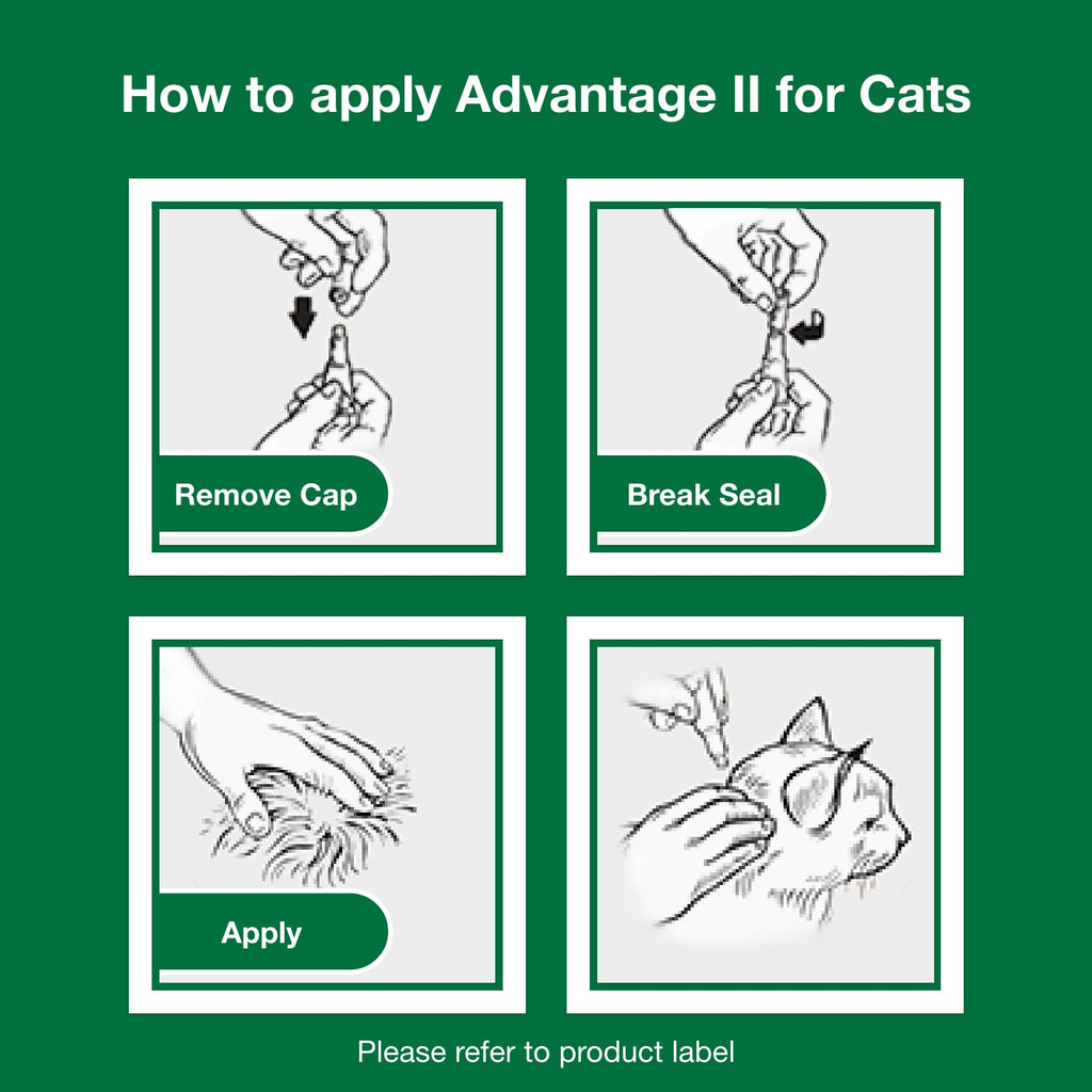 Advantage II Small Cat Topical Flea Treatment & Prevention, 2ct K606856