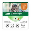 Advantage II Small Cat Topical Flea Treatment & Prevention, 2ct K606856