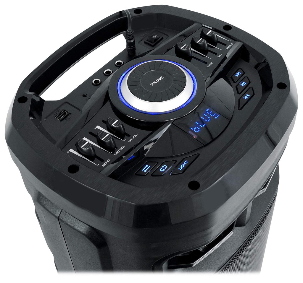 Dual 10" Wireless LED Bluetooth Speaker 2-Pack N1272