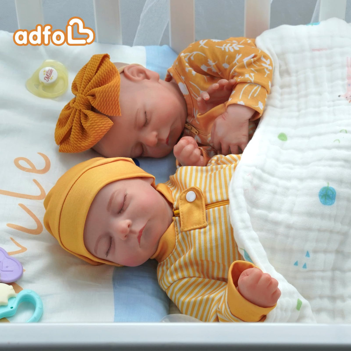 20 Inch Reborn Baby Dolls Twins Q6175