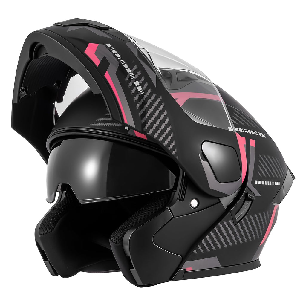 Modular Flip-Up Full Face Motorcycle Helmet B8021
