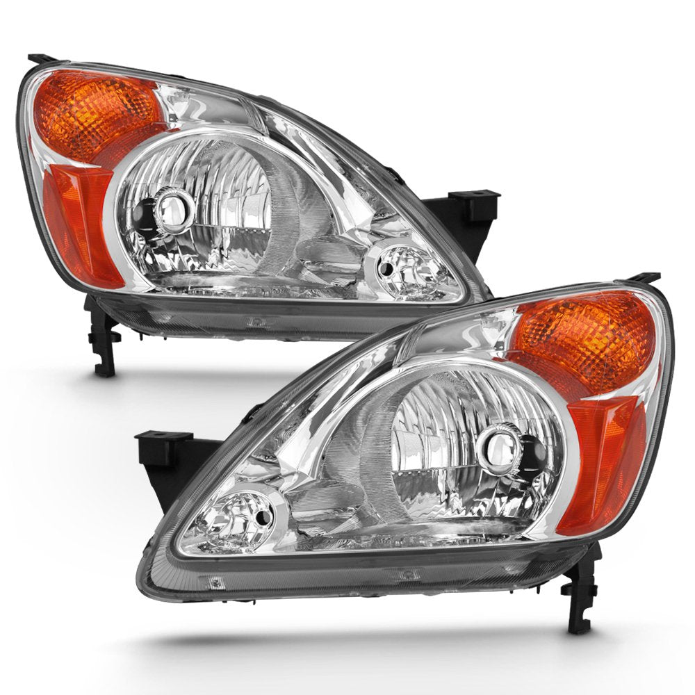 2002 2003 2004 Honda CRV Headlights Driver & Passenger Side J695