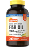 Fish Oil Softgels 1000mg Omega-3 200 Softgels U72274
