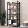 5 Tier Solid Wood Metal Bookcase R617597
