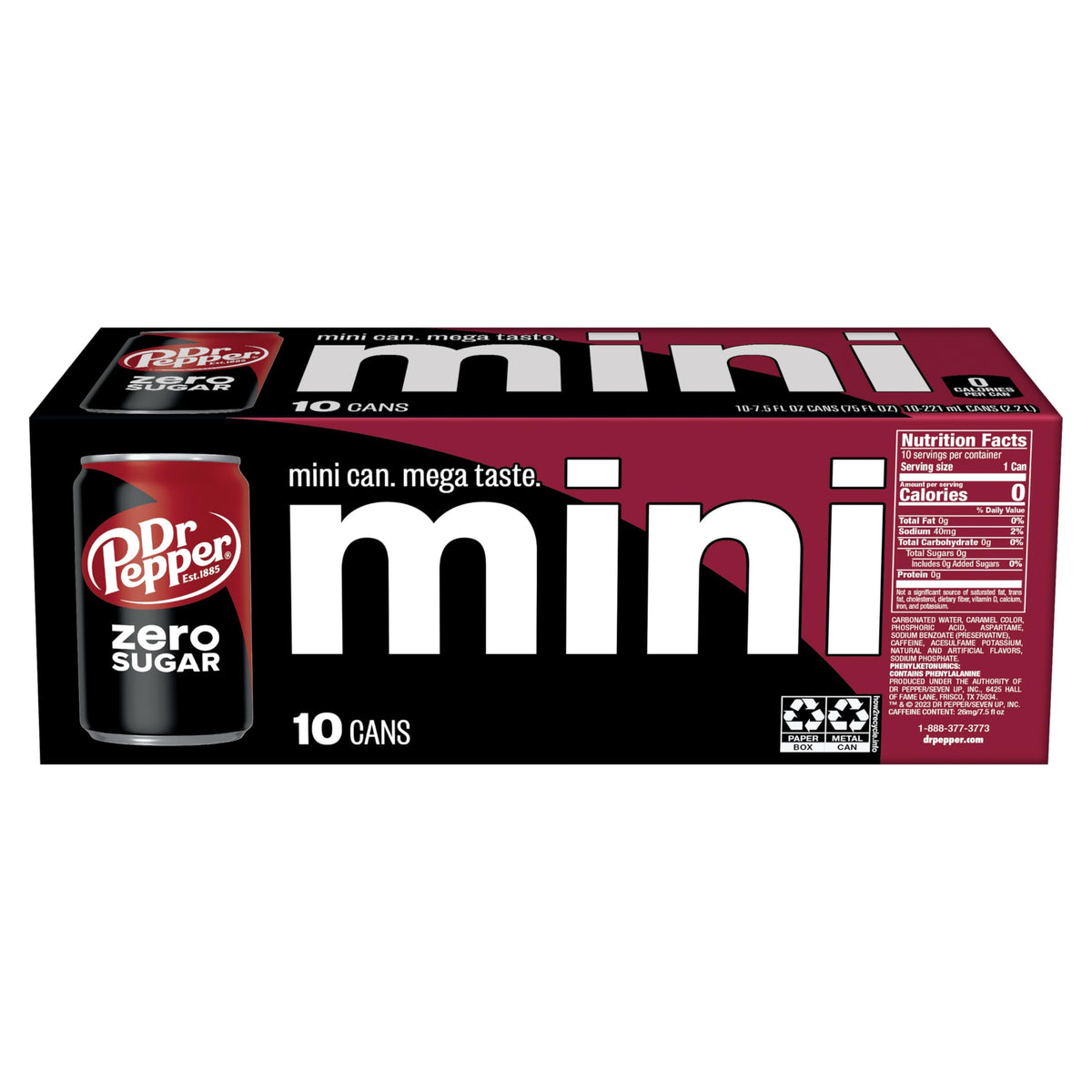Zero Sugar Soda 7.5 fl oz 10 Pack D305254