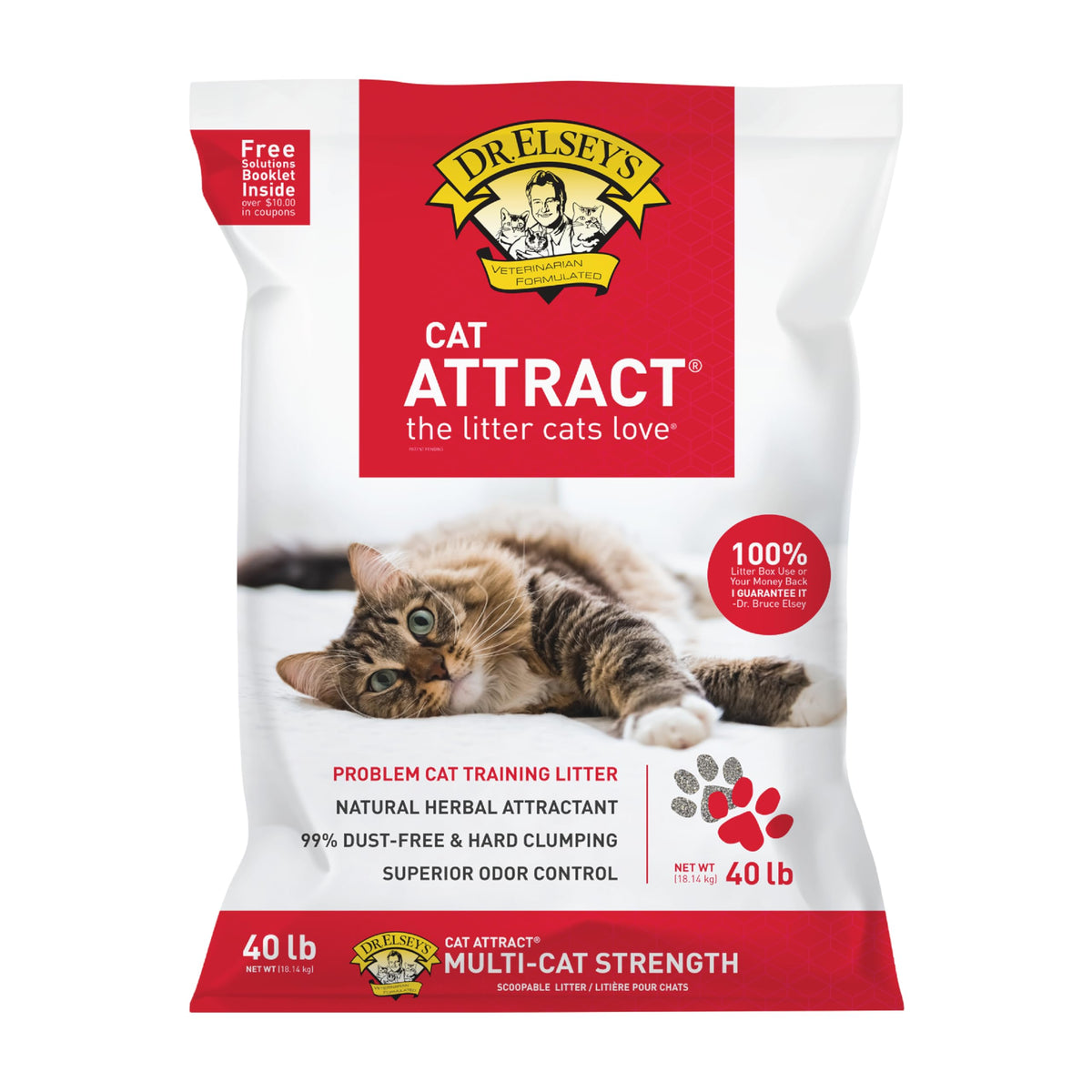 Clumping Clay Cat Litter 40 lb. Bag N505