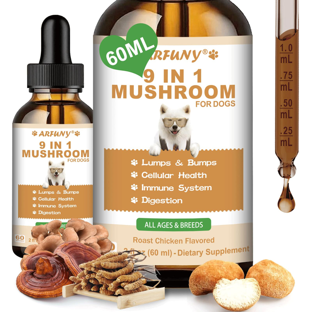 9 in 1 Mushroom for Dogs C791501