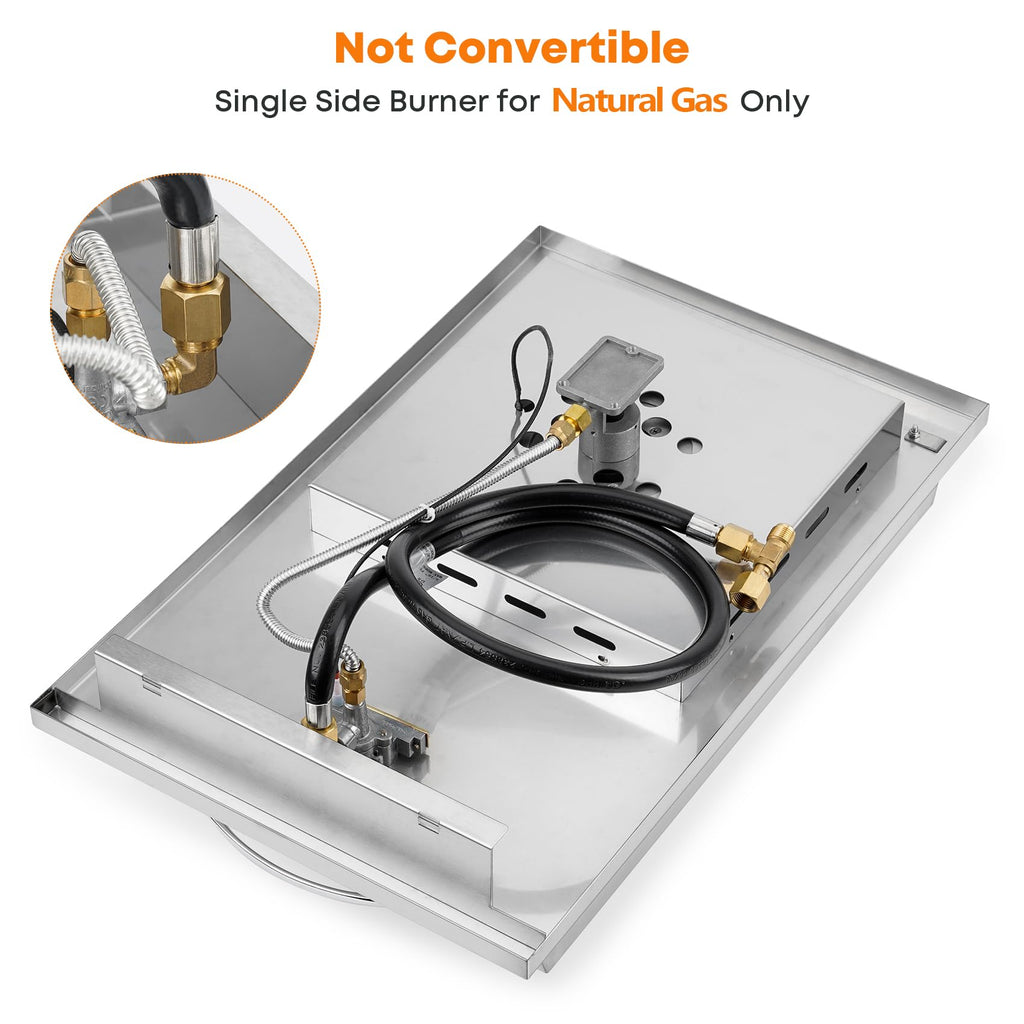 Built-In Single Side Burner S5257