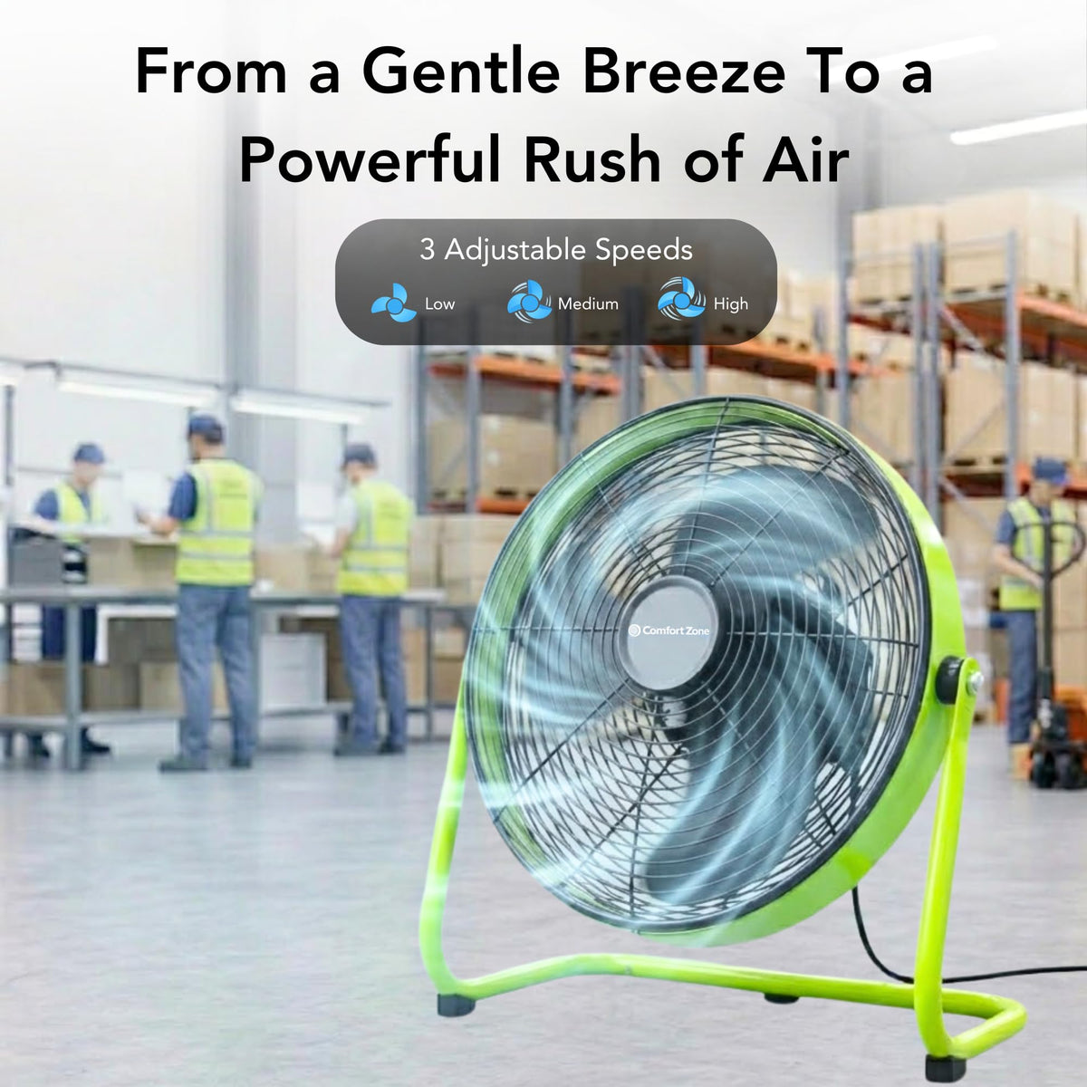 20-Inch High-Velocity Industrial Floor Fan I140
