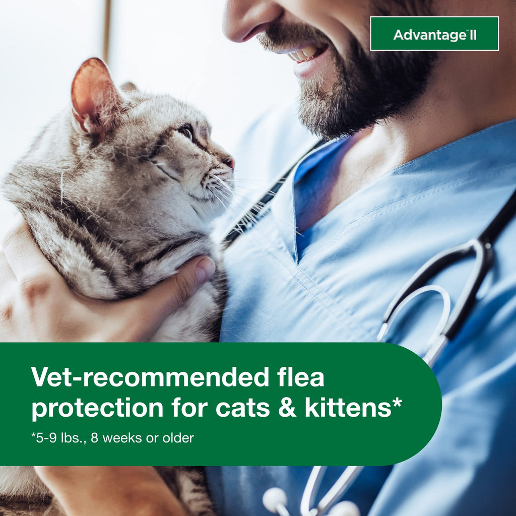 Advantage II Small Cat Topical Flea Treatment & Prevention, 2ct K606856