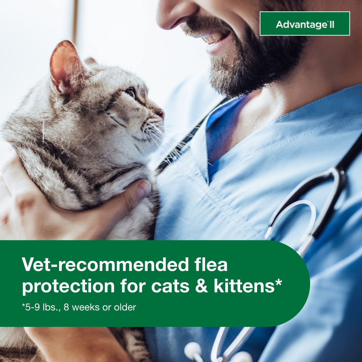 Advantage II Small Cat Topical Flea Treatment & Prevention, 2ct K606856