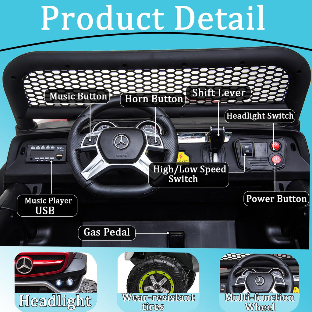 Green 2-Seater 24V Ride On Truck R40331