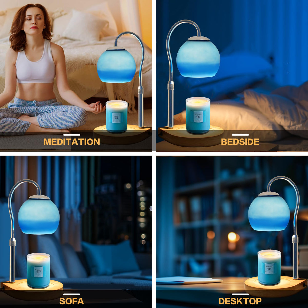 Candle Warmer Lamp with Timer and Adjustable Height R233
