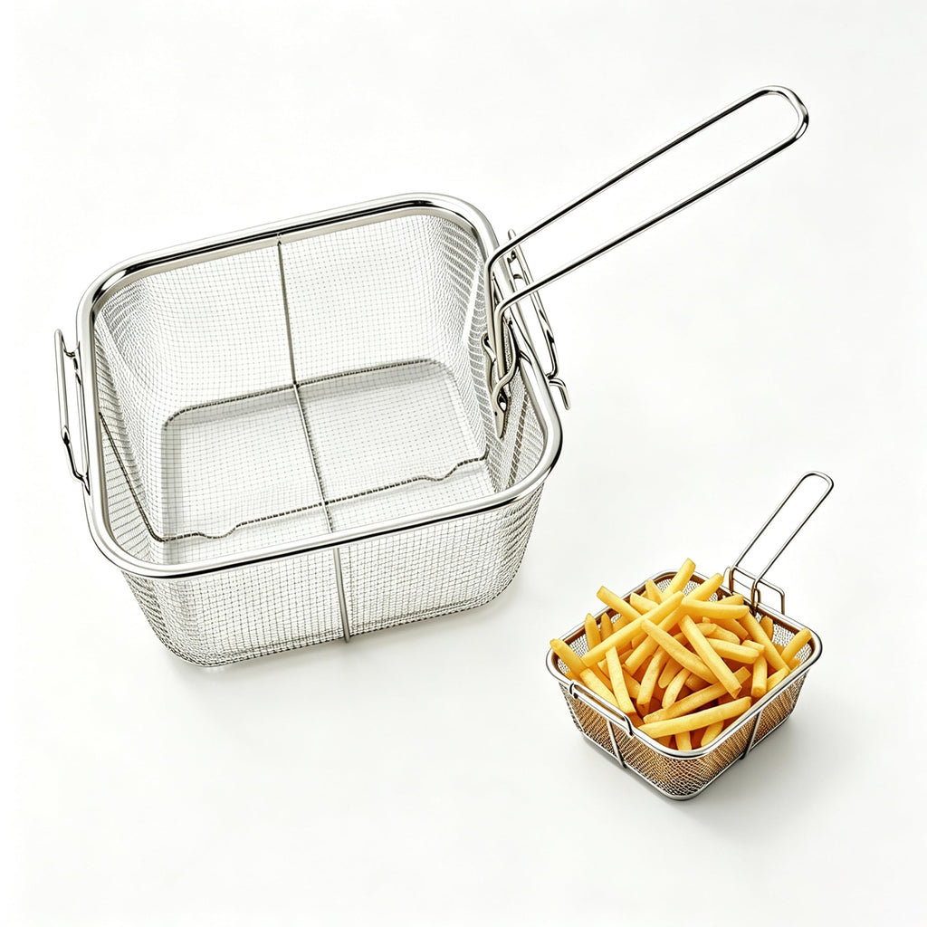 7.8 Inch Stainless Steel Deep Fry Basket A353