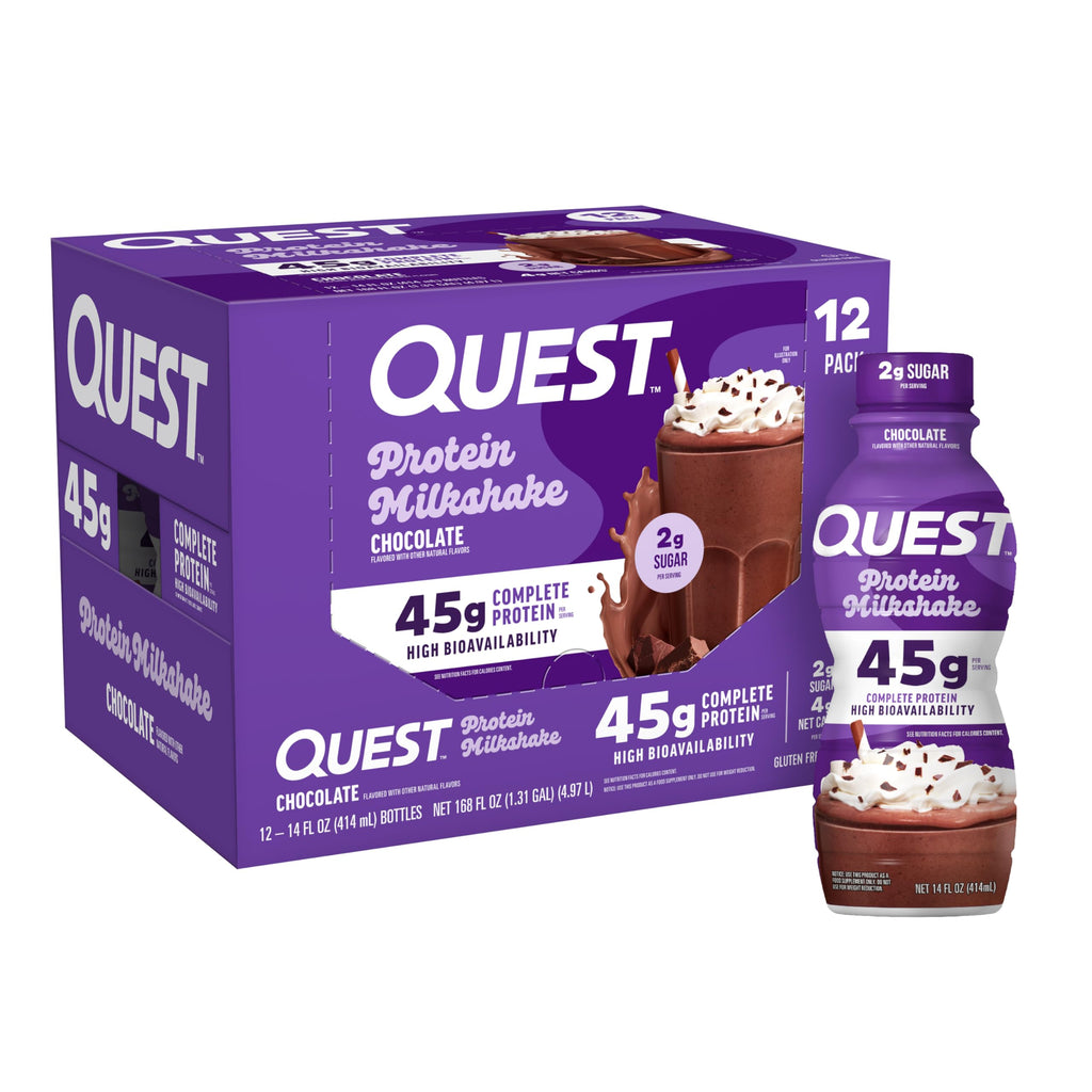 Chocolate Protein Shake, 45g Protein, 12 Count T666