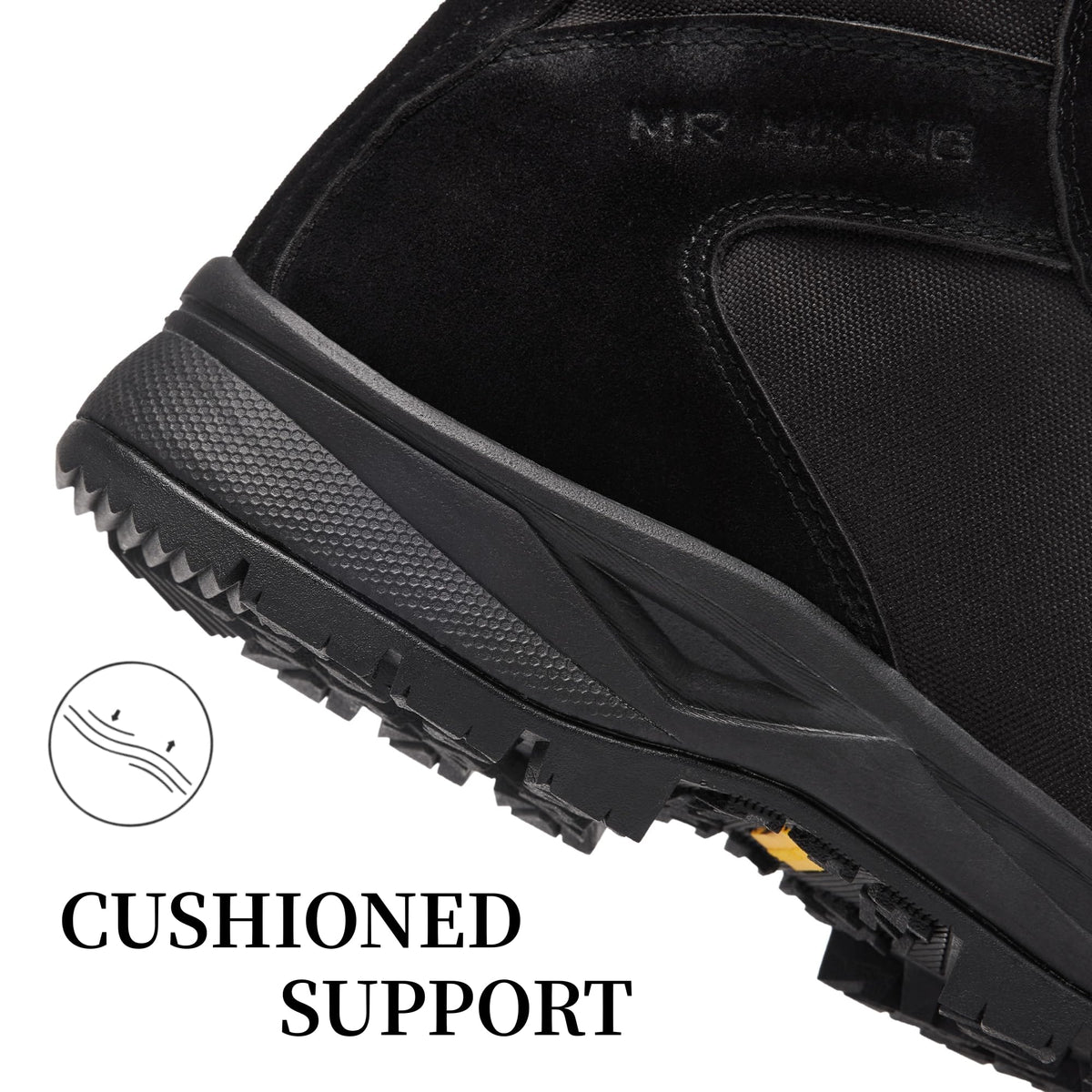 Men's Waterproof Non-Slip Suede 8 inch Tactical Boots E41330