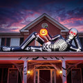 12FT Halloween Inflatable Lying Skeleton Decoration X97880
