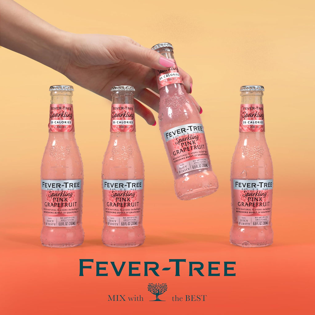 Sparkling Pink Grapefruit Soda Mixer, 24 Pack, 6.8 Fl Oz Bottles J125714