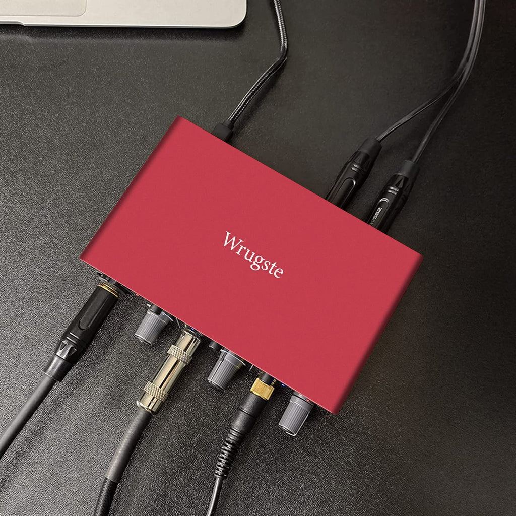 USB Audio Interface 24Bit/192kHz 48V Phantom Power Q9737