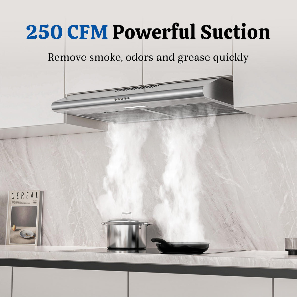 30 Inch Convertible Under Cabinet Range Hood V80262
