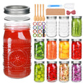 Wide Mouth Mason Jars with Lids 32oz 12 Pack A31808