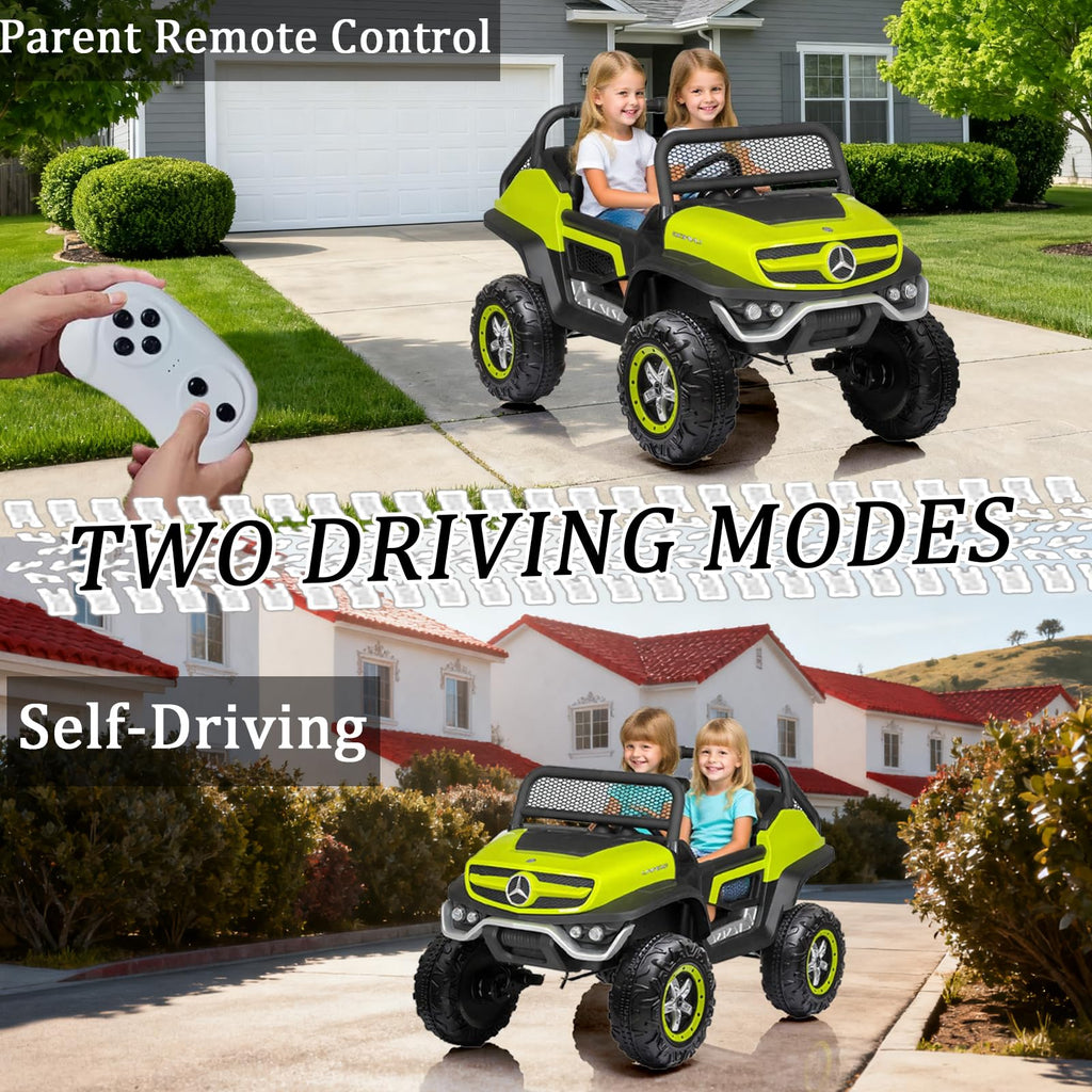 Green 2-Seater 24V Ride On Truck R40331