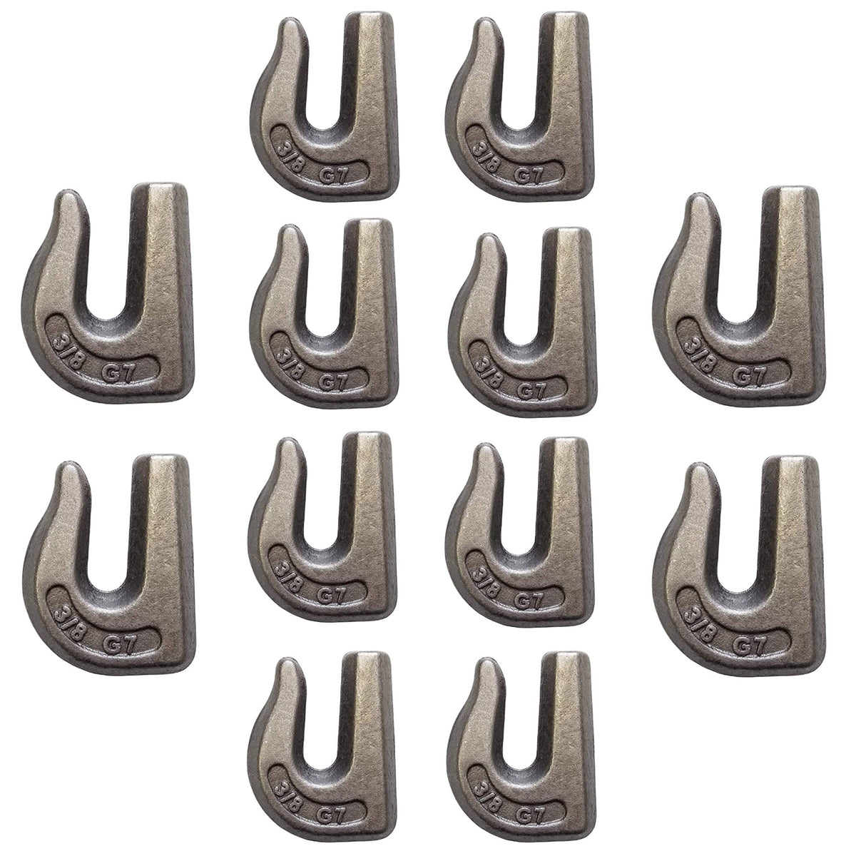 3/8" Weld-On Forged Clevis Grab Chain Hooks Grade 70 J9845
