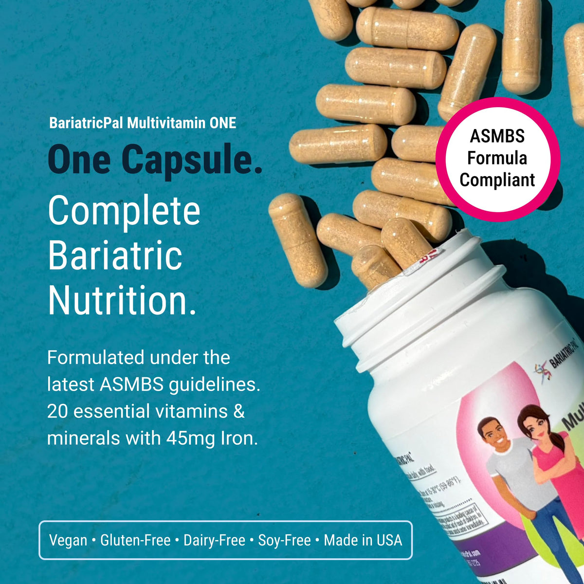 Bariatric Multivitamin 45mg Iron 30 Ct H574
