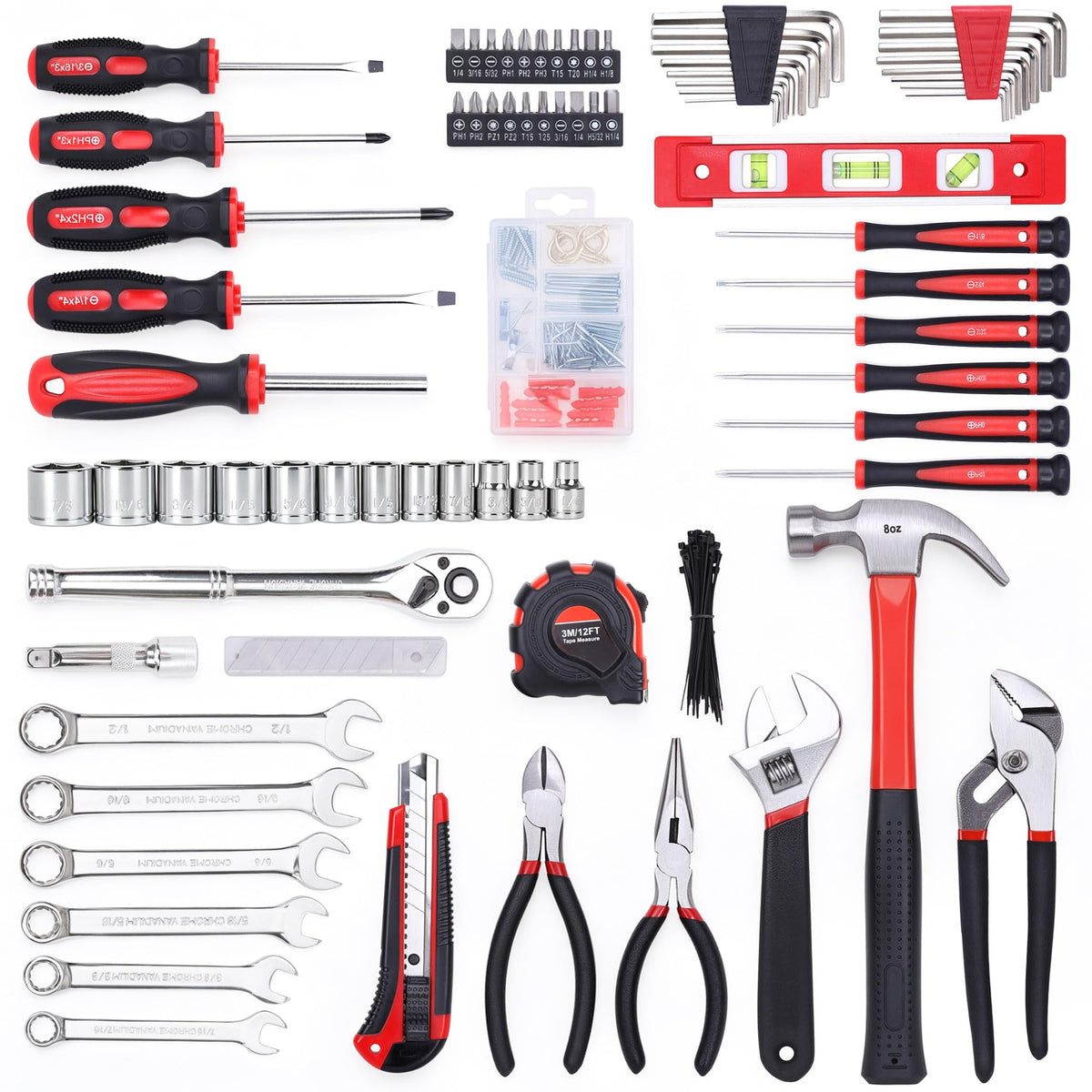 236-Piece Home Repairing Tool Set with Tool Bag R727542