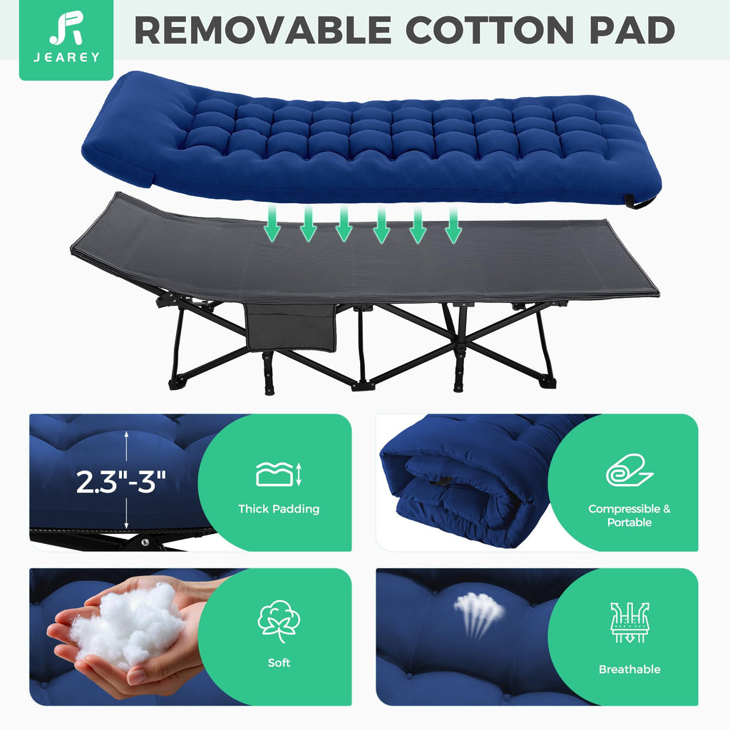 Folding Camping Cot with Mattress U17874