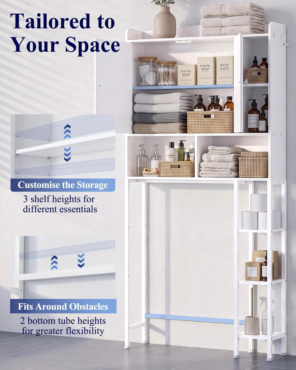 Over Toilet Storage Cabinet L252