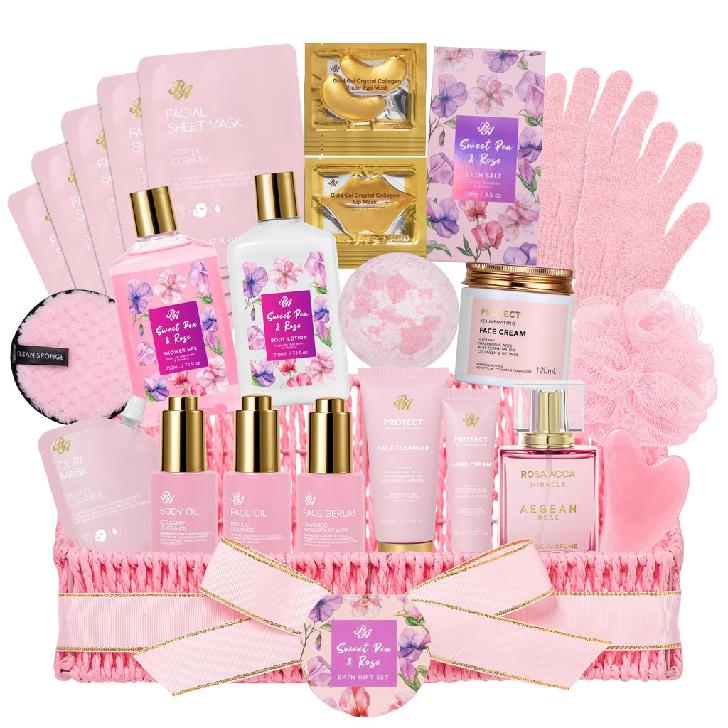 32 Pcs Rose Spa Skin Care Set R2726