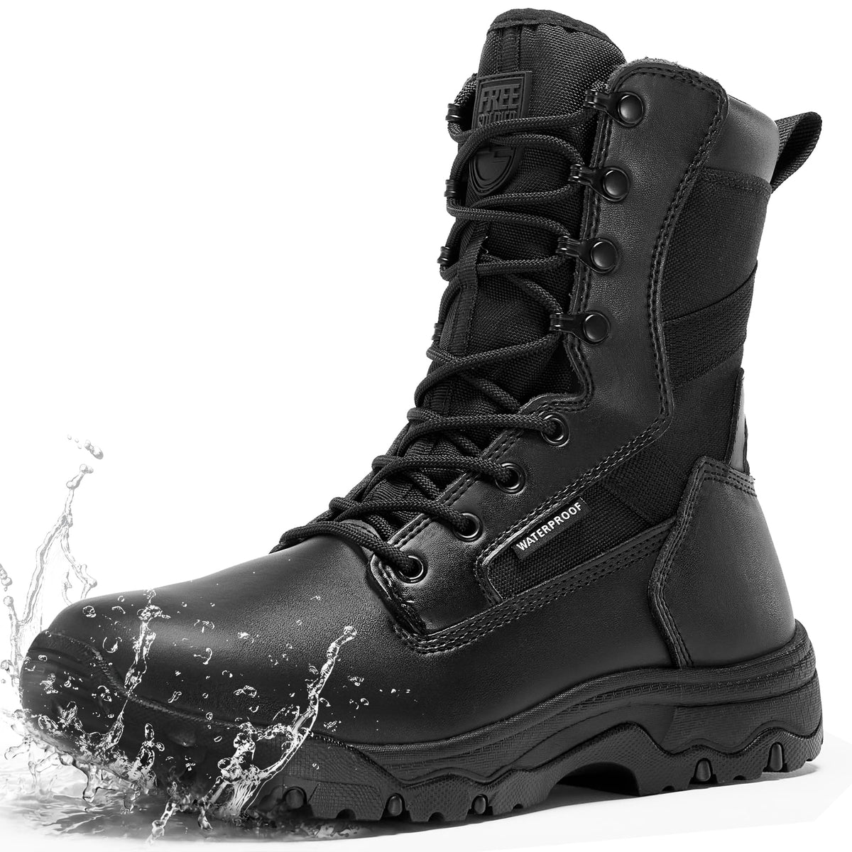Lightweight Suede Leather Waterproof Tactical Work Boots E979