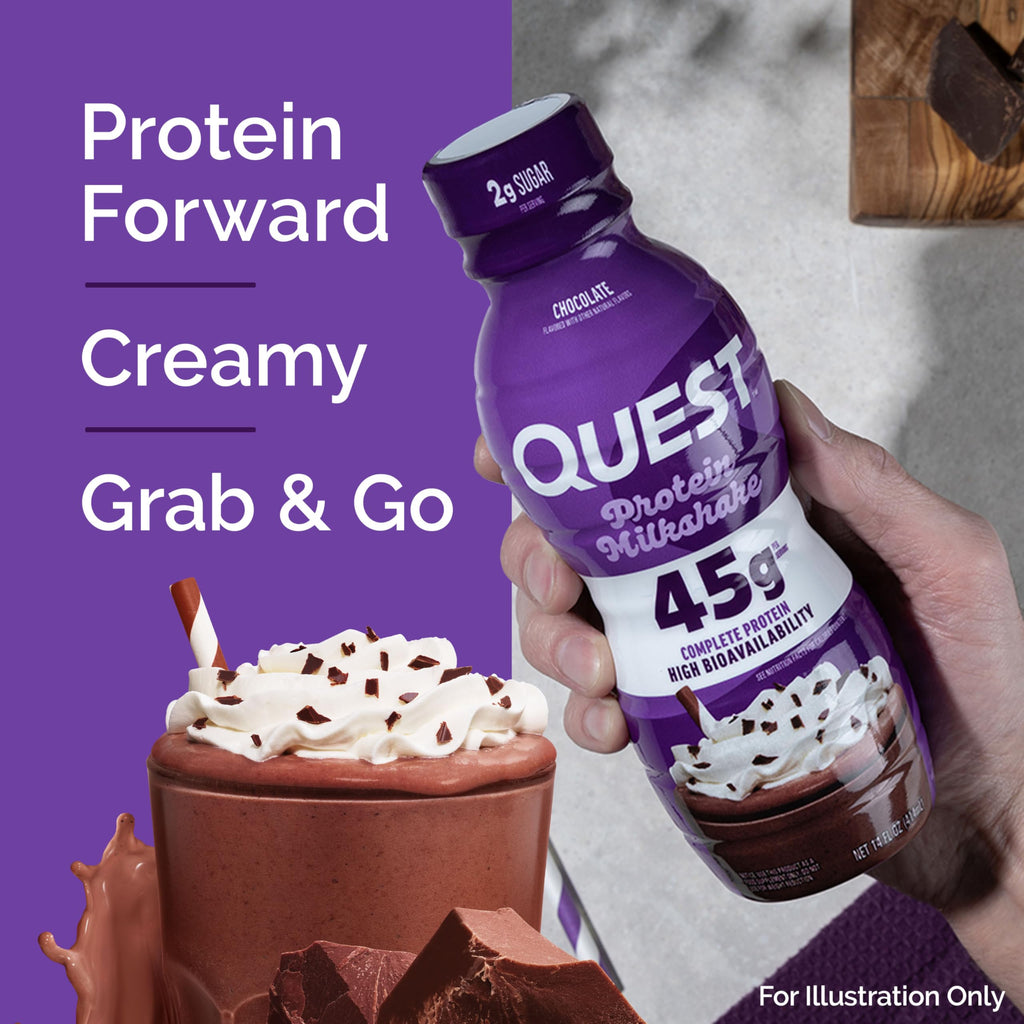 Chocolate Protein Shake, 45g Protein, 12 Count T666