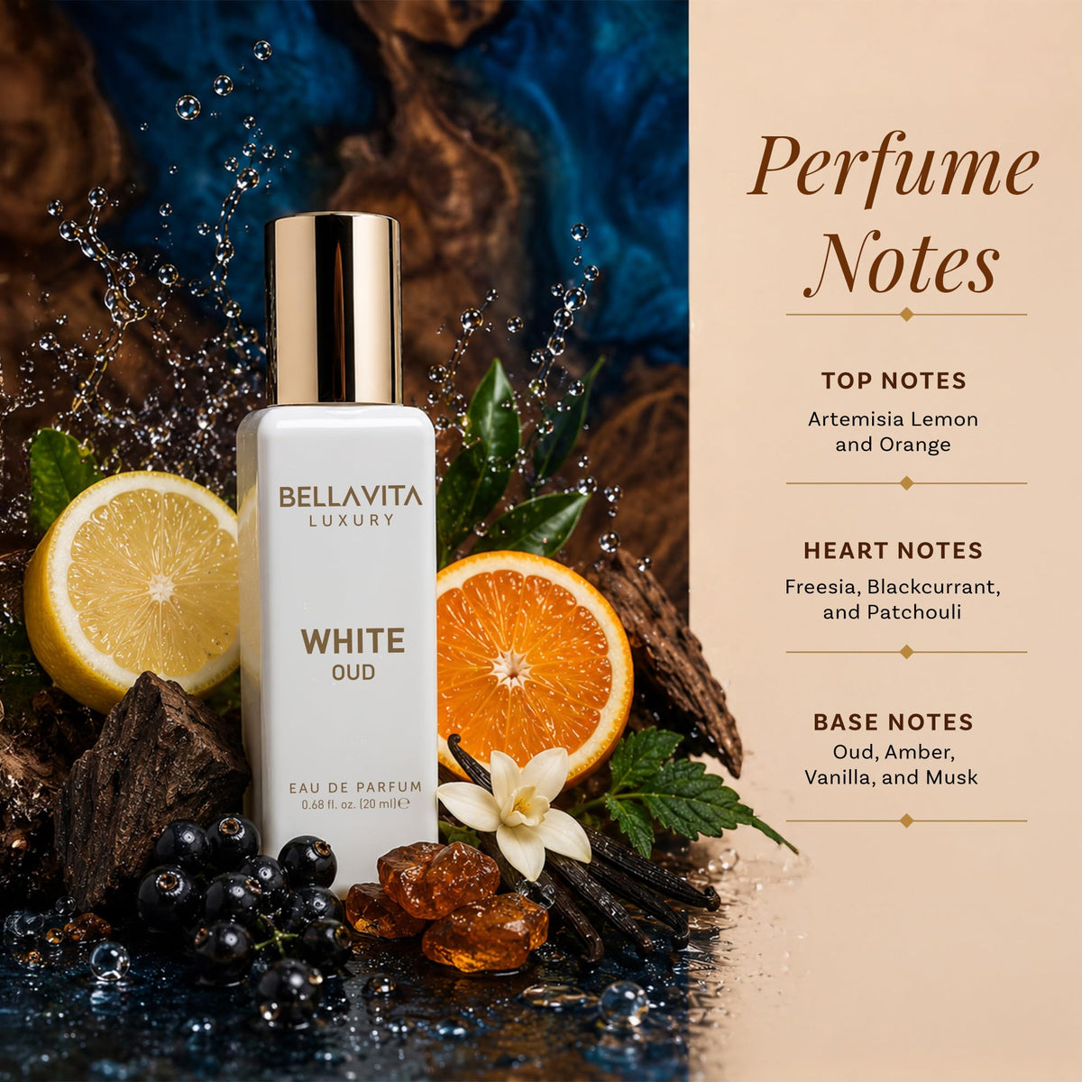 Unisex Perfume Gift Set with Honey & White Oud H527