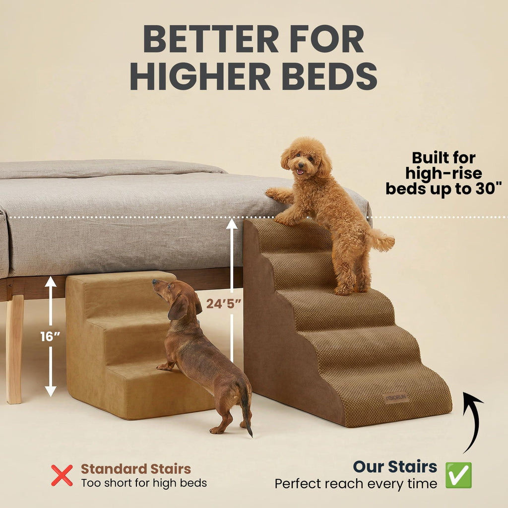 Dog Stairs for High Beds L4844