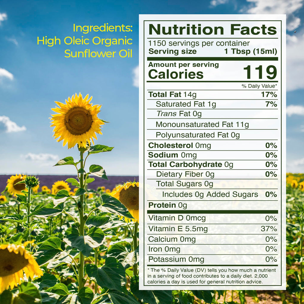 Organic Sunflower Oil 35 lb N881
