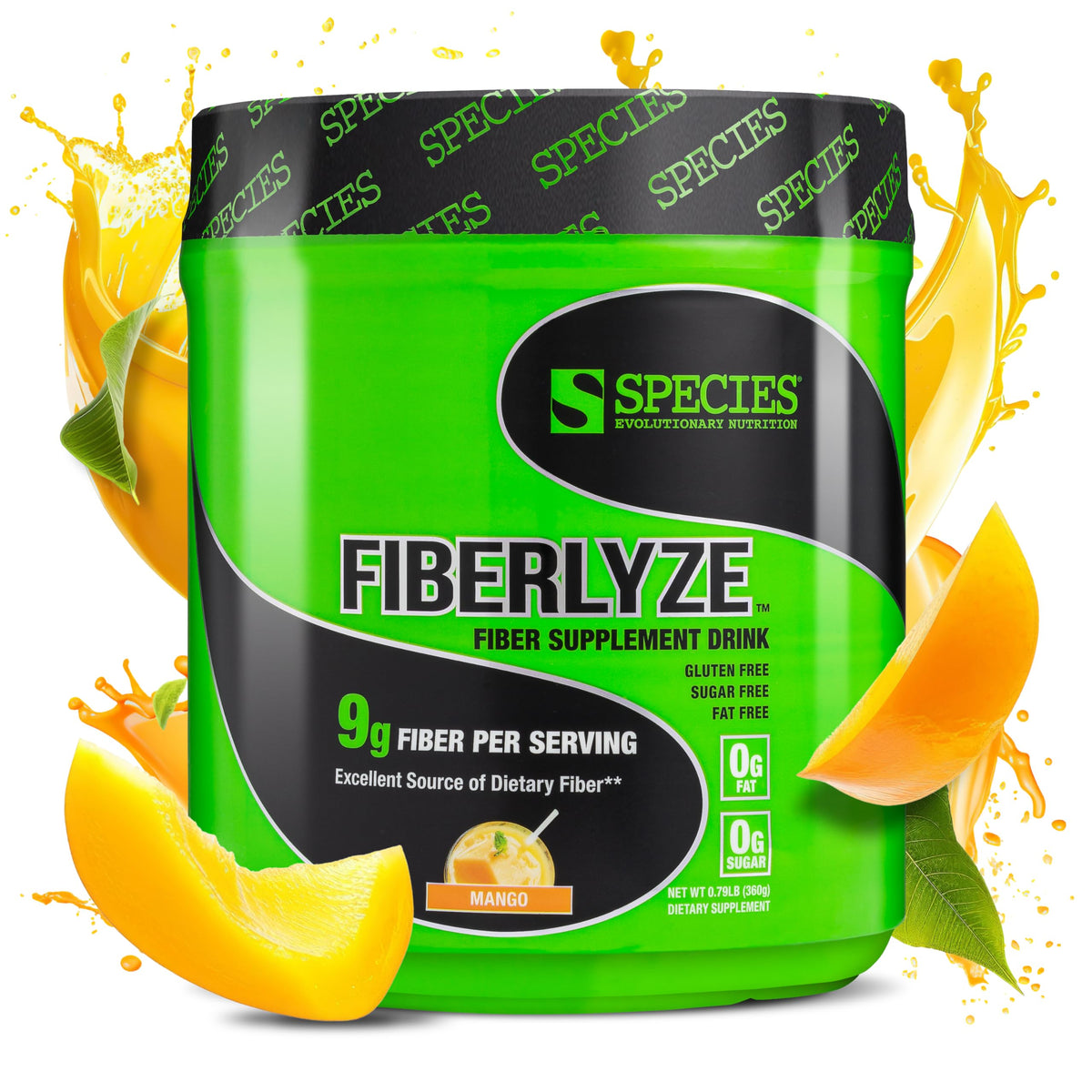 Fiber Supplement Drink, Mango, 30 Servings U214457