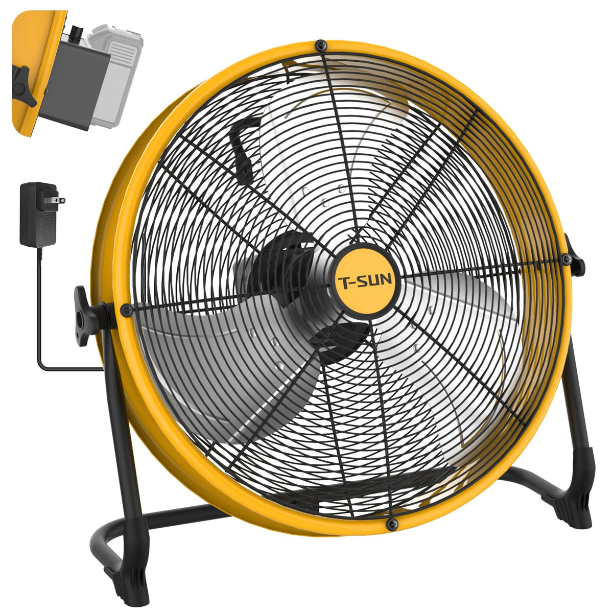 16" Cordless Battery Powered Fan P93644