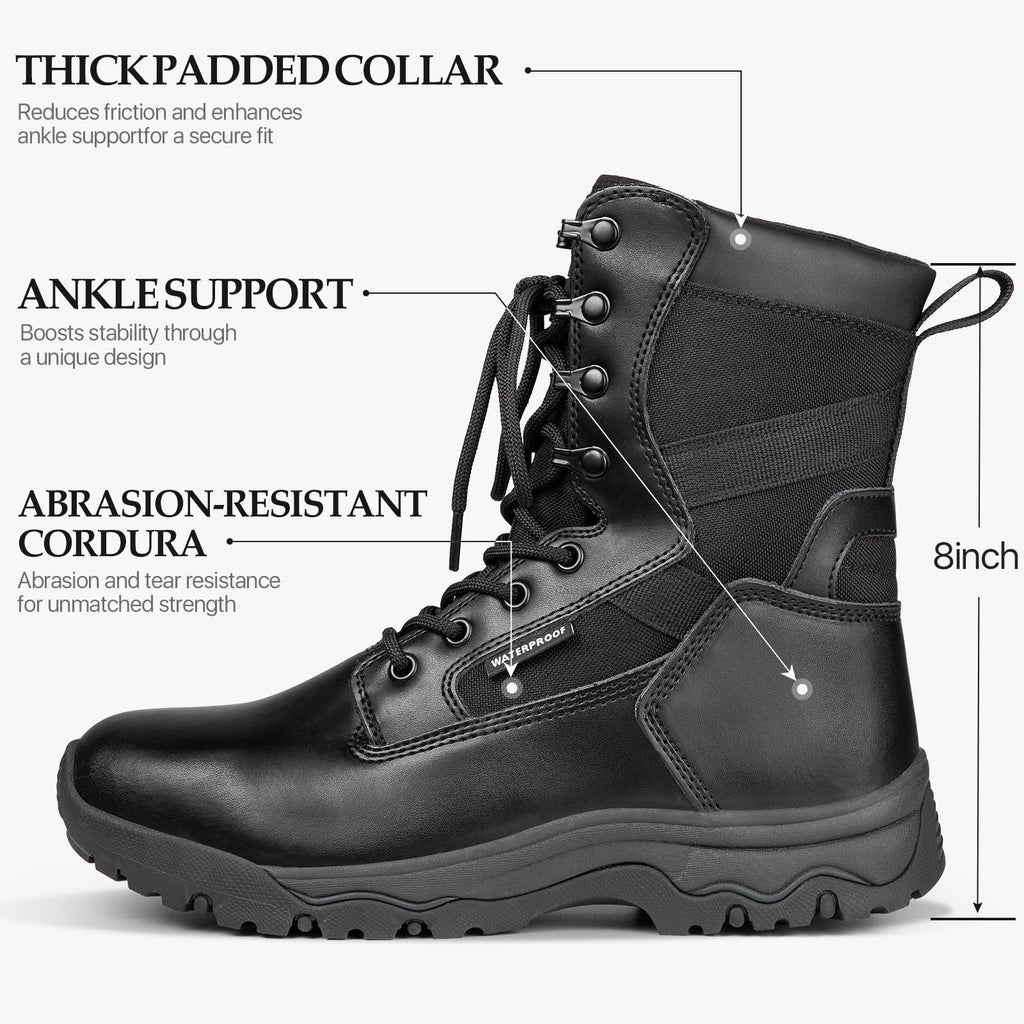 Lightweight Suede Leather Waterproof Tactical Work Boots E979