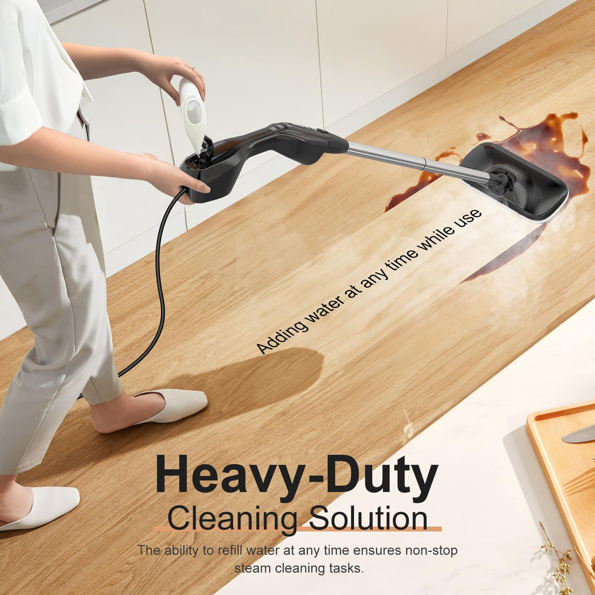 17 in 1 Steam Mop with Detachable Handheld Steam Cleaner Z284