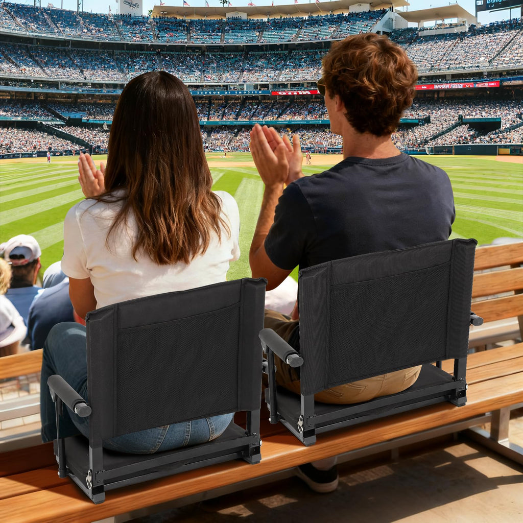 2 PCS Stadium Seats with Back Support X8568