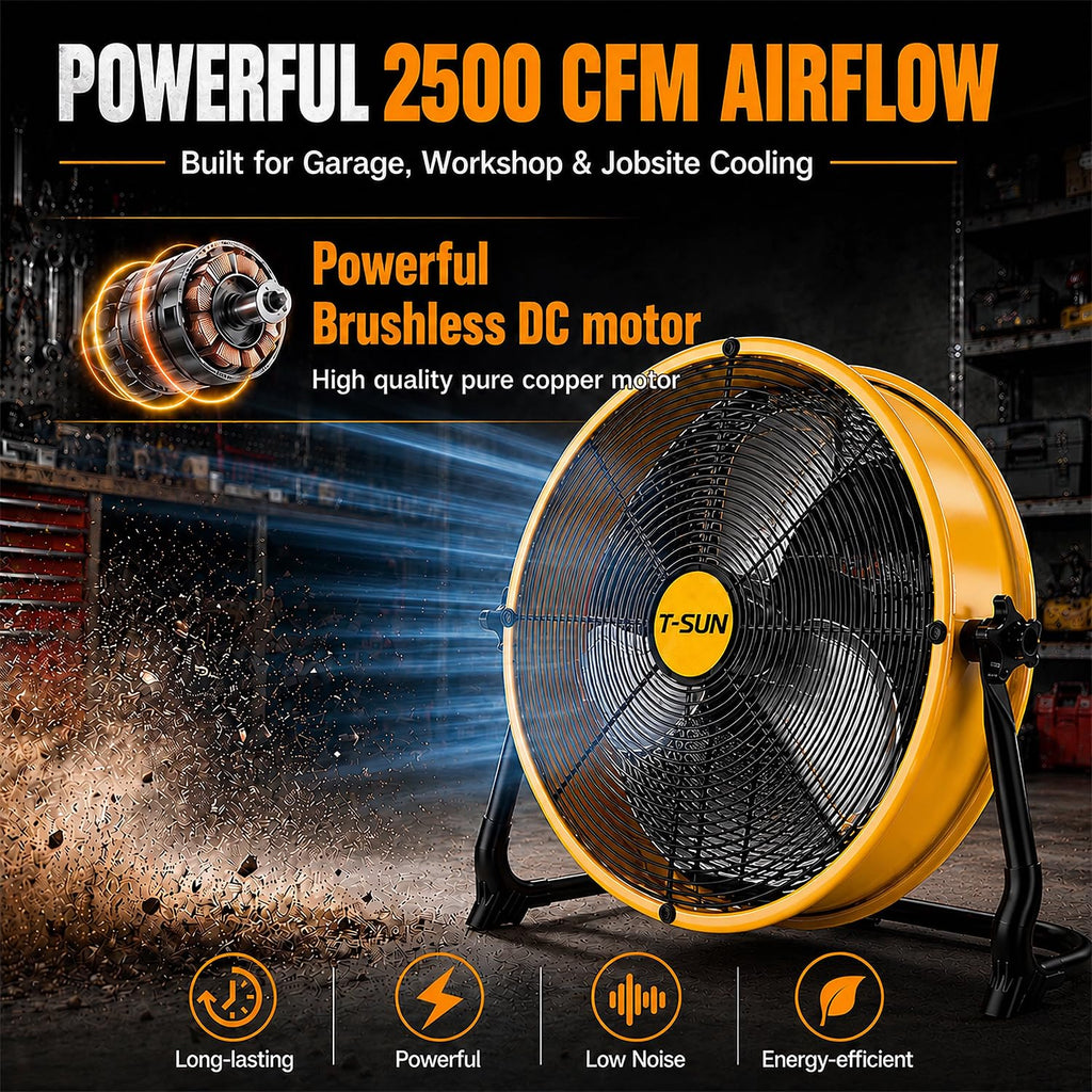 16" Cordless Battery Powered Fan P93644