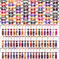 120 Pcs Halloween Dog Bow Ties J861
