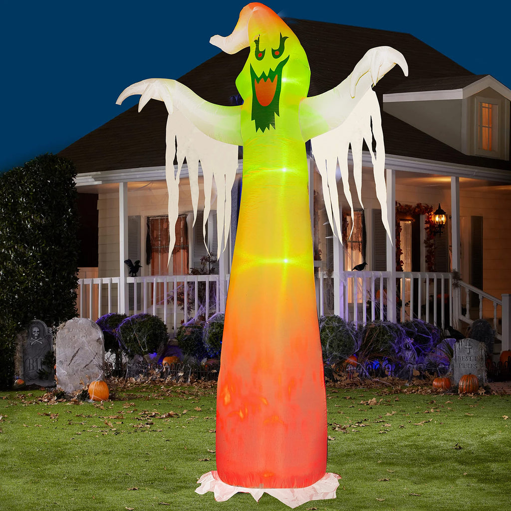 9 FT Halloween Inflatables with Built-in LED Lights Q6490